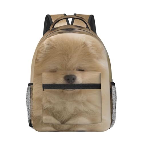 Sac à dos écolière Poméranie étanche grand cartable enfant noir