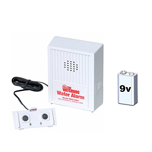 Glentronics WD-HWA Basement Watchdog Water Sensor and Alarm with 9 Volt Battery