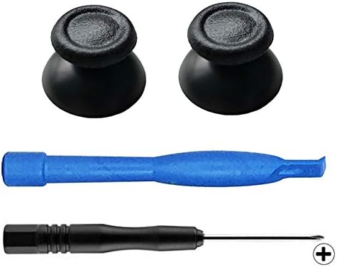 2x New Black Replacement Controller analog Stick Thumbsticks thumb stick for Sony Dual Shock 4 PS4