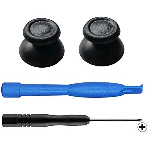 2x New Black Replacement Controller analog Stick Thumbsticks thumb stick for Sony Dual Shock 4 PS4 Cover