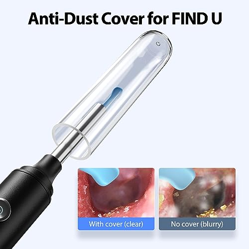 Image of Ear Wax Removal Tool Camera, 1080P Ear Cleaner with Anti-Dust Cover, Wifi Ear Camera Otoscope with Ear Pick Set for iPhone, iPad & Android Smart Phones