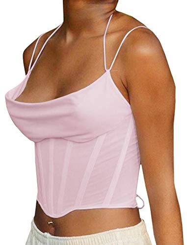 Women's Ruched Bustier Push Up Corset Tube Crop Top Zip Strapless Off Shoulder Bustier Slim Sexy Boned Corset L #TOP9