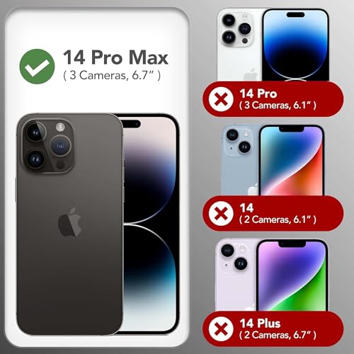Image of Kratos Soft Silicone Case Cover Compatible with iPhone 14 Pro Max - Everyday Comfort Protection, Wireless Magnetic Charging Case with Raised Edge Camera & Screen Protection, Shock-Resistant Design