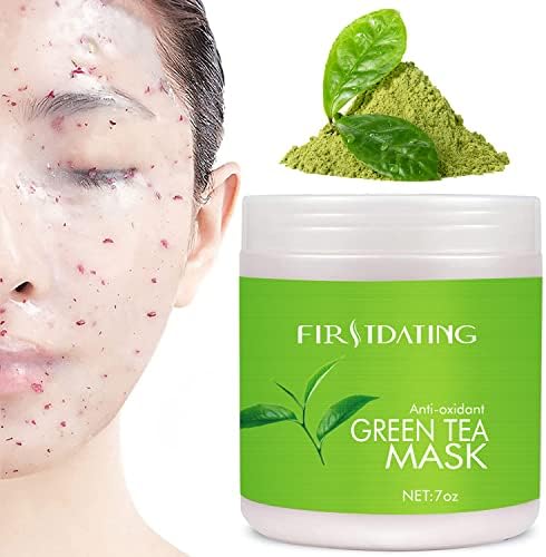 Jelly Masks for Facials Peel Off Moisturizing Jelly Mask Powder Hyaluronic Acid Floral Extract Essence Diy Esthetician Spa Face Skincare Mask (Green Tea Mask)