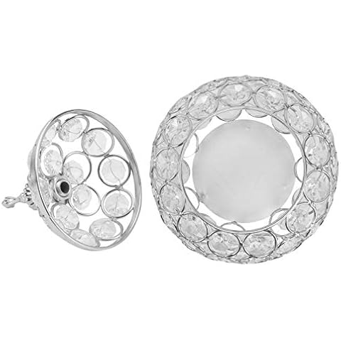 PRETYZOOM Portavelas de Cristal Candelabros con Tapa Cover