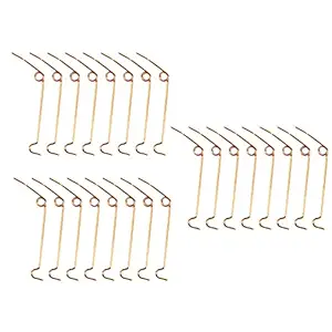 Generic 90pcs Vertical Piano Springs Piano Hammer Butt Spring Damper Lever Springs Piano Repair Parts (Golden)