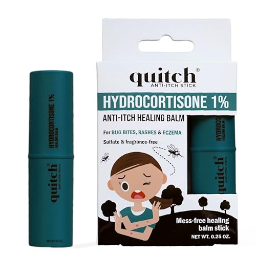 quitch Hydrocortisone Healing Balm, Eczema Cream for Kids...