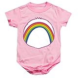 Popfunk Care Bears Cheer Belly Unisex Infant Snap Suit for Baby - (18 Months), Pink