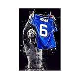 RIDAEX Kunstdruck Poster 50 * 70cm Senza Cornice Paul Pogba 