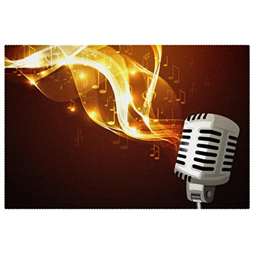Sets de table Music Brown pour protéger votre table des plats chauds - 2