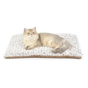 Self Warming Cat Bed, 24″ x 18″ Self Heating Pet Pad, Double Sided Heated Dog Mat Thermal Blanket for Large Kittens Small Puppy
