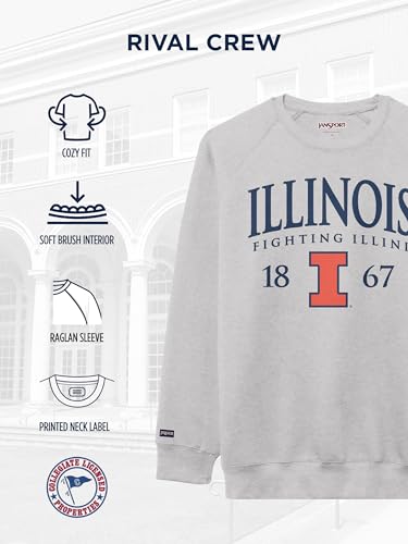 JanSport NCAA Officially Licensed Rival Crew Sweatshirt, Long Sleeve Graphic Pullover for Men & Women, Cotton-Polyester Blend Featuring Collegiate Design & Easy-On Style for Game Days, or Travel - image 5