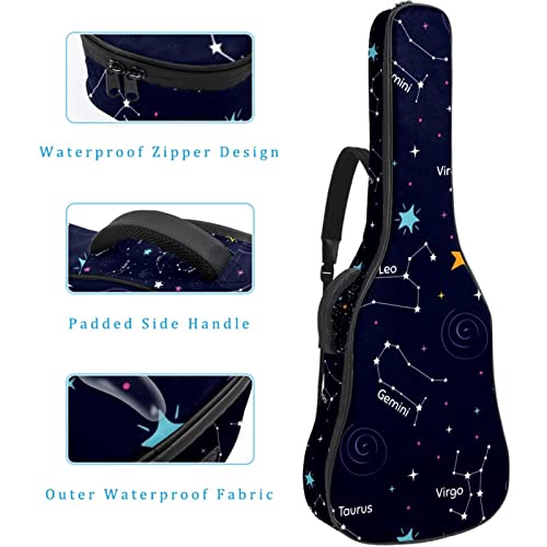 Hondank Housse imperméable pour guitare acoustique avec double bandoulière et poche Vert forêt, Multicolor 02, 42.9×16… - Les Beatles, Paul McCartney, John Lennon, RIngo Starr, George Harrison Hondank Housse imperméable pour guitare acoustique avec double bandoulière et poche Vert forêt, Multicolor 02, 42.9x16… – Image 5