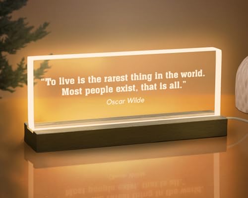 Custom Quote Plaque – Personalized Acrylic Sign with Your Words, ...