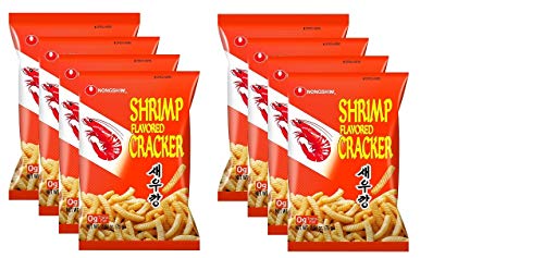 Image of Nongshim Shrimp Flavoured Cracker- 75g (Pack of 8) (Imported)