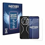 Savvies 3 Stück Panzer Schutz Glas für Oukitel WP55 Pro (Bildschirm+Kamera) 9H Schutzfolie, Glas-Folie, HD Klar, Blasenfrei, Anti-Fingerabdruck, Stoßfest, Bildschirmschutz