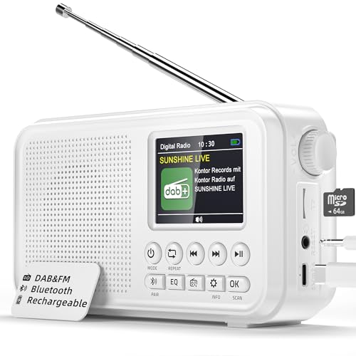 Radio Portable Dab&FM,Bluetooth,Batterie...