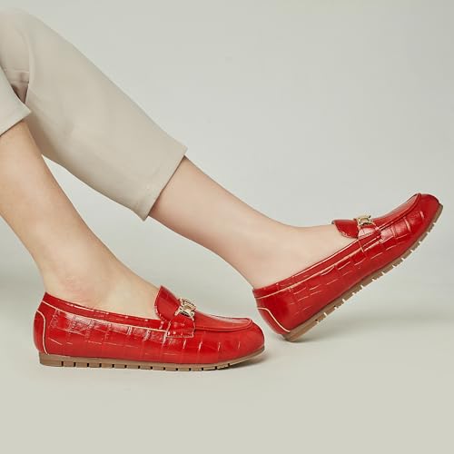 Image of VERDASCO Women's Loafers Comfort Slip-Ons Flat Work Shoes Casual Moccasins Penny Loafers Lady Dress Shoes