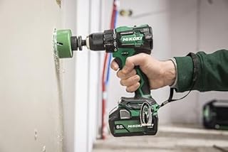 HIKOKI Akku Bohrschrauber DS18DEW4Z, Bohrfutterspannweite: 1,5-13 mm (18V, Max. Festdrehmoment (hart): 140 Nm, Leerlaufdrehzahl 2.Gang: 0-2000 min-1, Zubehör: ohne Akku, Ladegerät und Transportkoffer)