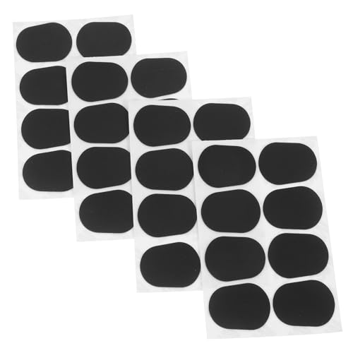 HEMOTON 4Sheets Saxophone Mouthpiece Pads Comfortable Cushions for Alto and Tenor Saxophones Playing Skills Suppress Tooth Vibration Safe and Durable