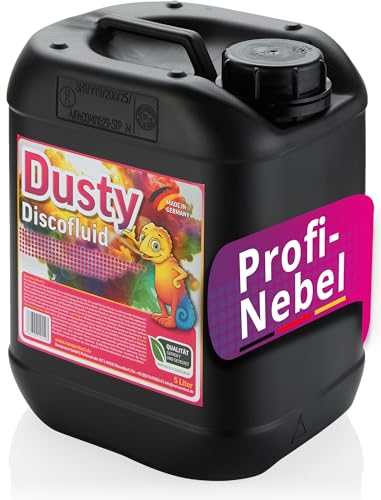 Nanoprotect Dusty | 5 L Profi Nebelfluid | Mittlere Dichte und Standzeit | Flüssigkeit für Nebelmaschine | DJ Fluid | Rückstandsfrei und geruchsneutral | Nebelflüssigkeit