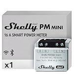 Shelly – Shelly PM Mini Gen3 - WLAN Smarter Stromzähler, 1 Kanal, 16A