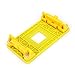 Ruilogod Plastikowe AMD CPU Fan Uchwyt montażowy RETAINER żółty dla A55 Socket