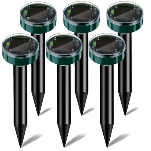 Ultrasonic Solar Mole Repellent 6 Pack