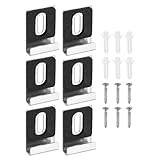 [FACILE À INSTALLER] : Le support de miroir inclut des vis de fixation pour une installation facile avec les outils appropriés. Percez, insérez les accessoires, serrez les vis pour encastrer le miroir, et combinez plusieurs attaches pour une fixation sûre. Les vis ne dépassent pas après installation