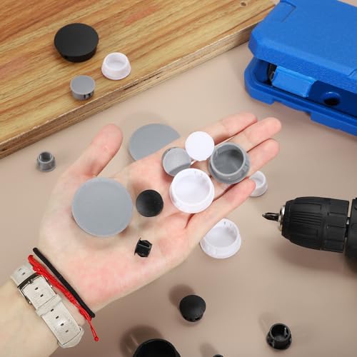 Protector de suelo para sillas de mesa con tapón redondo de plástico negro 4