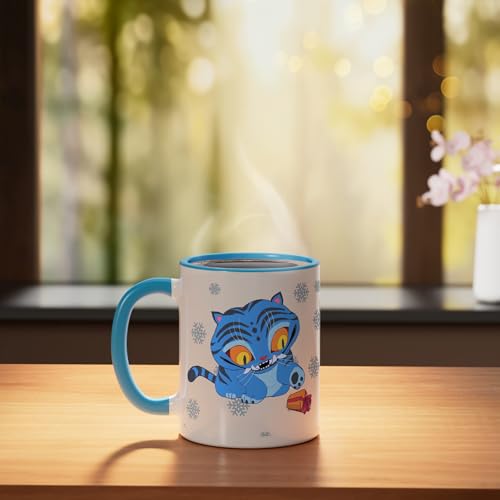 Taza cerámica KPop Demon Hunters 11 oz azul/blanco miniatura 3