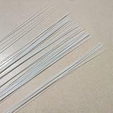 4 Stück 1000 mm weiße Glasfaserstäbe, 0,8 mm, 1 mm, 1,2 mm Durchmesser, hochfeste elastische Isolierstäbe(4pcsx1mm)