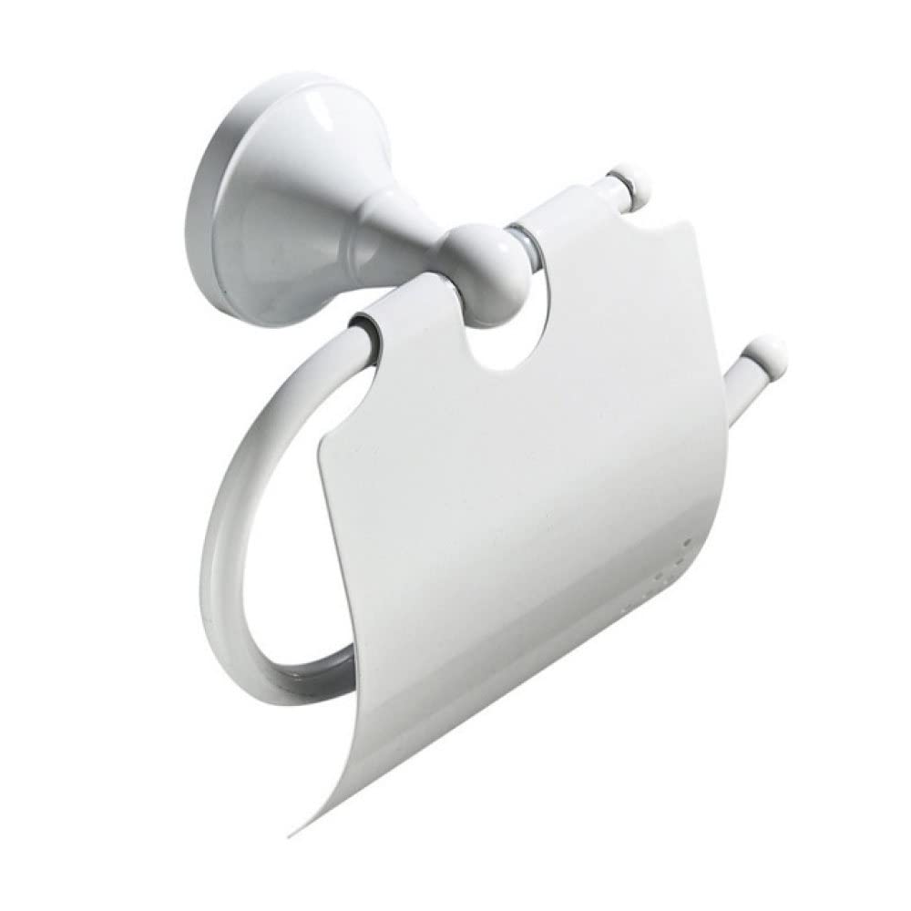 Estante para cepillo de baño y toallero blanco para reformas modernas