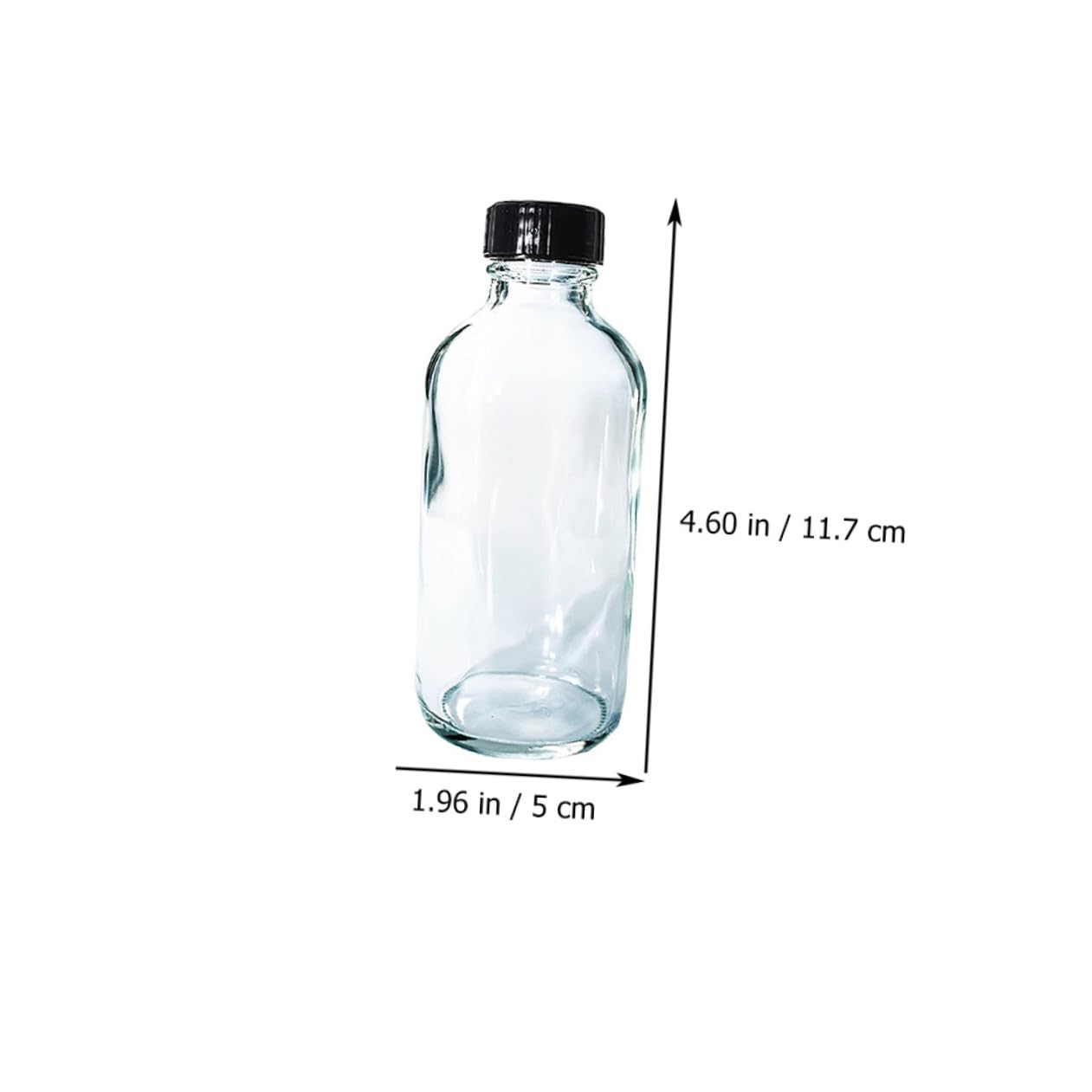 SHINEOFI Reagenzflaschen 120ml aus Glas für Schule und Labor