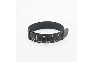 Black Bracelet Gauge Sizer: 15-25cm Jewelry Measure Wrist Size Tool