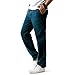 Produktbild HOEREV Men Casual Strandhosen Leinen Hose- Gr. XXL (Taille 42-44 zoll), Blau