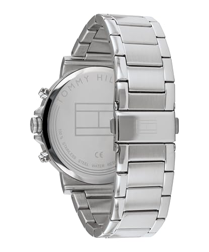 Tommy Hilfiger Multi Zifferblatt Quarz Uhr für Herren mit Edelstahlarmband oder Lederarmband – Bild 4