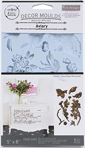 Prima Marketing Redesign Decor Moulds Aviary 1 Piece