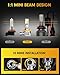 FAHREN 9005/HB3 H11/H8/H9 Led Bulbs Combo – 170000LM 1700% Super Brighter Lighting HID Bulb,2026 Updated Fog Light Bulbs, 1:1 Mini Size, 6500K Cool White, Quick Install, True Plug & Play, Pack of 4