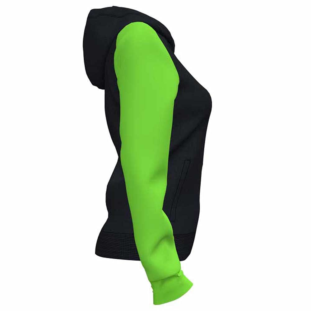 Joma Academy IV Kapuzenjacke Schwarz Fluor Grün, 901336.117.2XL