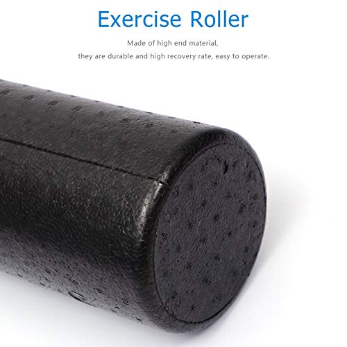 BESPORTBLE Rolo de espuma de ioga de alta densidade, rolo redondo de espuma para exercício físico na