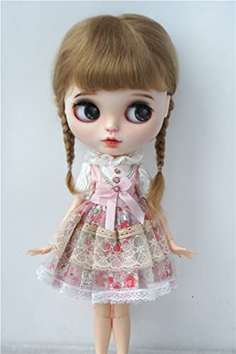 QBaby Mohair Doll Wigs JD018 9-10inch 23-25cm Pretty Long Double