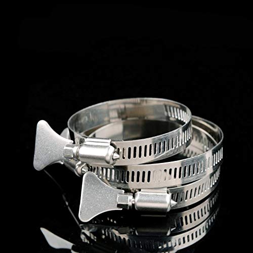 Fascette Stringitubo da 8 Mm-12 Mm/10-16 Mm/13-19 Mm/16-25 Mm/19-29 Mm, 50 Fascette Stringitubo con Maniglia in Acciaio Inox 304/Color/25-38Mm