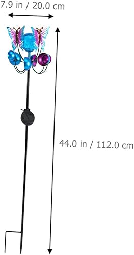 Miniatura 6 de Outanaya Luces de patio alimentadas por iluminación de patio valla de estaca arte al aire libre luces de decoración de jardín viento para molino de