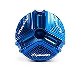 Farbe: Als Abbildung MUJUN Reserve for Suzuki Hayabusa GSX1300R RV 125/200 VANVAN GSXR GSX-S GSXR 1000/750/600/125 Motorrad Öleinfüllschraube Motor-Stecker-Abdeckung (Color : Blue)