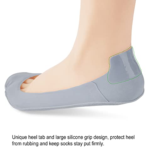 Image of No Show Socks Womens Liner Ultra Low Cut Non Slip Invisible Socks for Flats