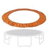 SUOGROLI 6FT,8FT,10FT,12FT Trampoline Protection Mat Replacement Trampoline Surround Pad, Safety Guard Spring Padding,12FT,Orange