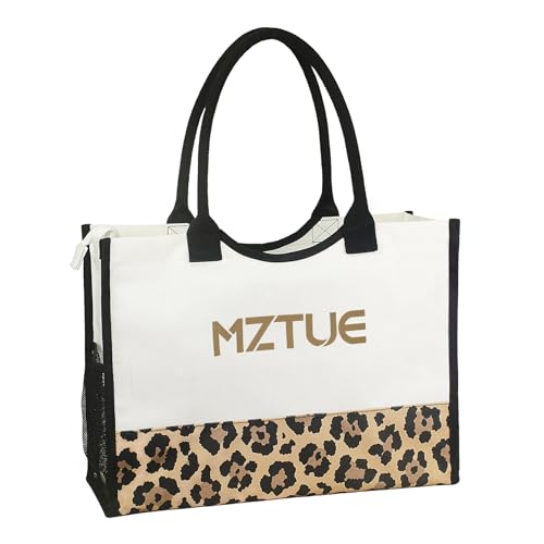 Bolso Tote de Lona con Cierre y 4 Bolsillos miniatura 1
