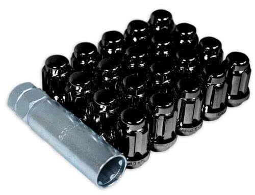 Image of Gorilla Automotive 5LUG 14-1.50 SPLN WIK PASS BLK GOR - K5CS-14150BGR