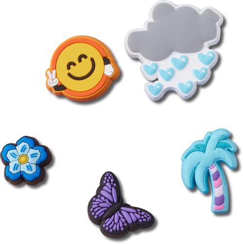 Image of Crocs 5-Pack Nature Shoe Charms | Jibbitz, Chill Summer, One Size